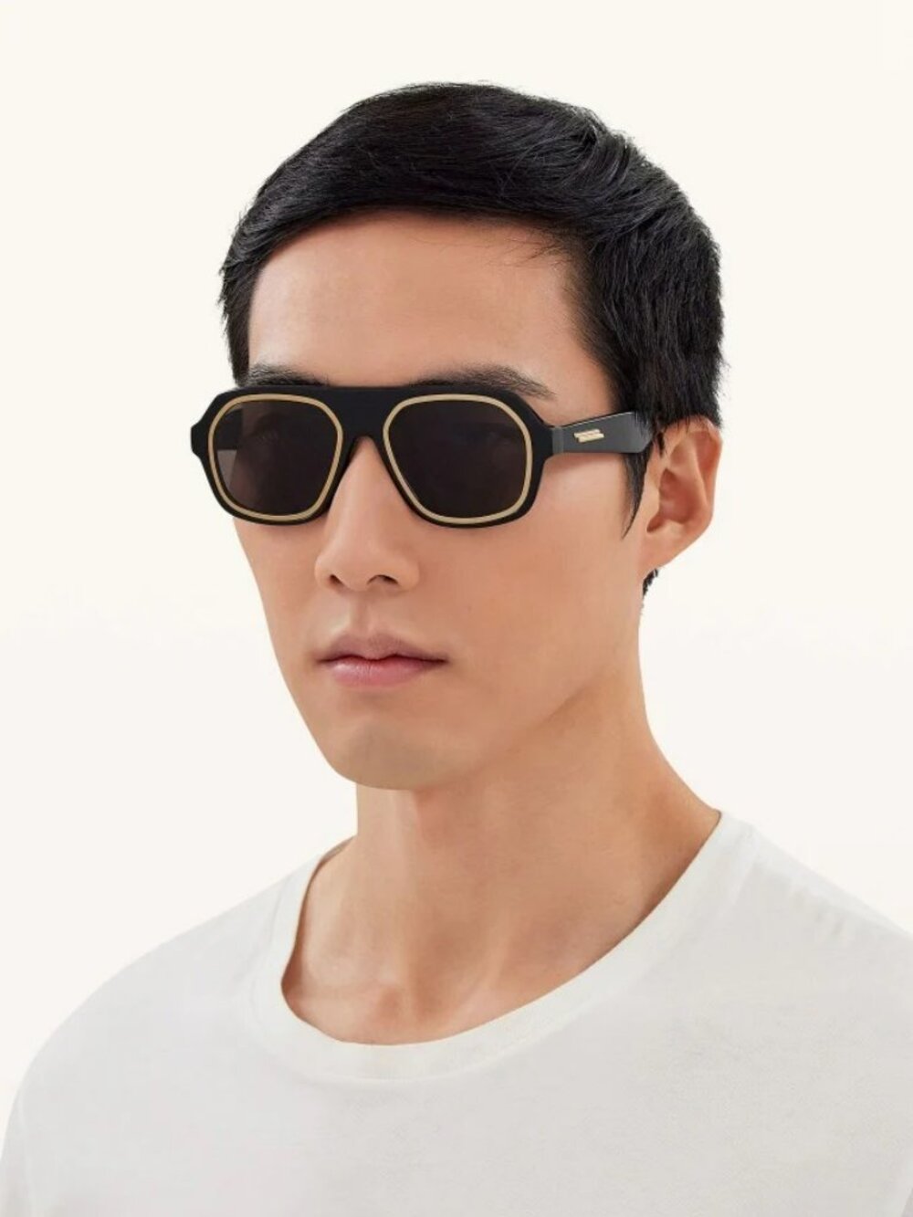 Bottega Veneta Men Sunglasses Black Grey Square BV1217S 001 NEW AUTHENTIC